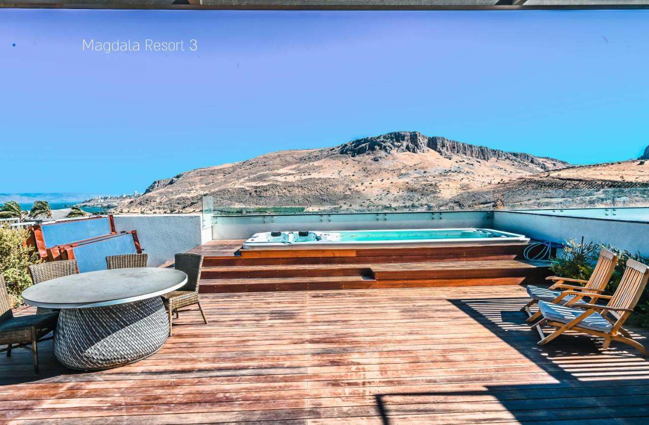 Yalarent Magdala Resort- Luxury Suites With Pool Or Jacuzzi With Sea View Migdal Dış mekan fotoğraf