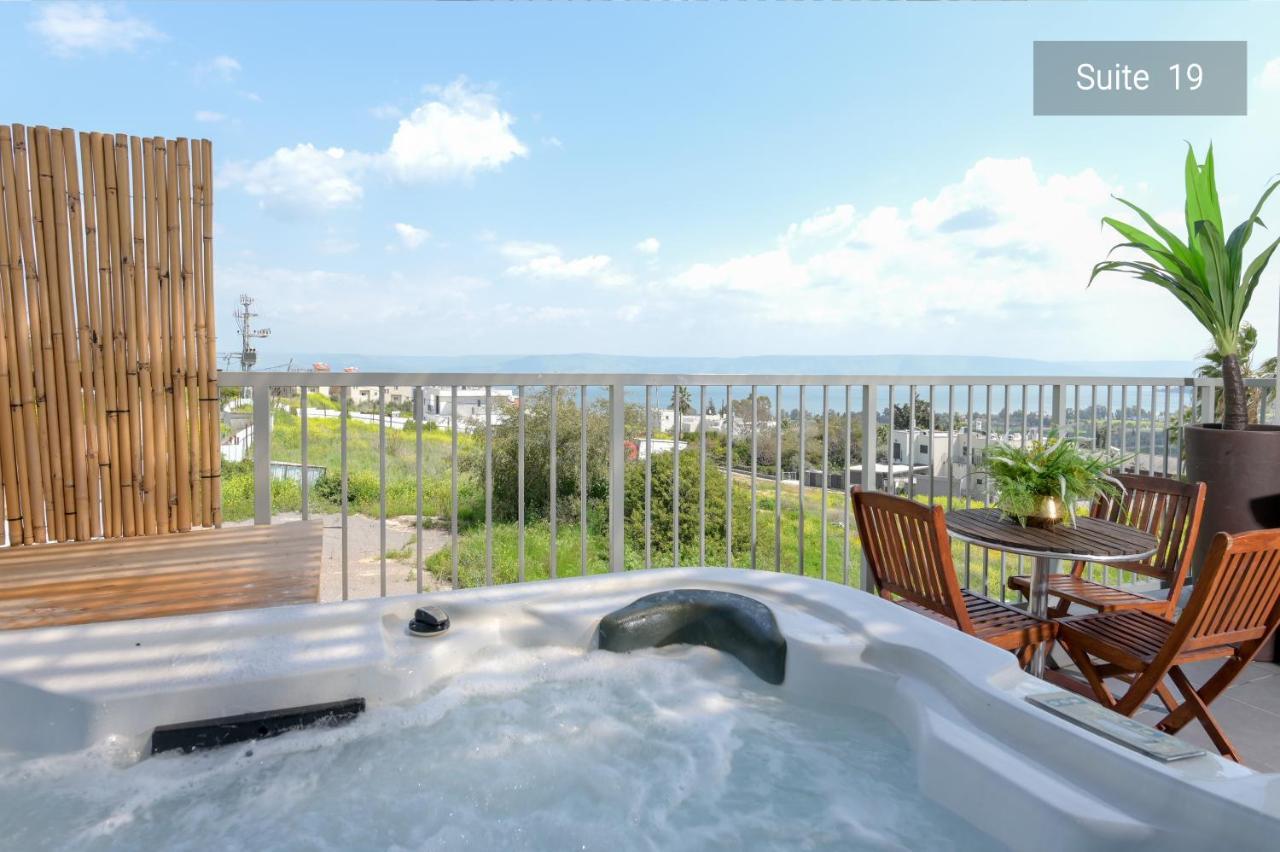 Yalarent Magdala Resort- Luxury Suites With Pool Or Jacuzzi With Sea View Migdal Dış mekan fotoğraf
